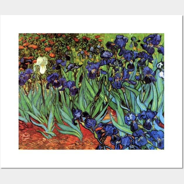 Irises by Vincent van Gogh Wall Art by MasterpieceCafe